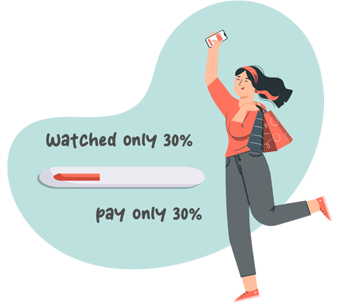 Pay as you watch illustration